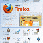 2010年Firefox カレンダー
