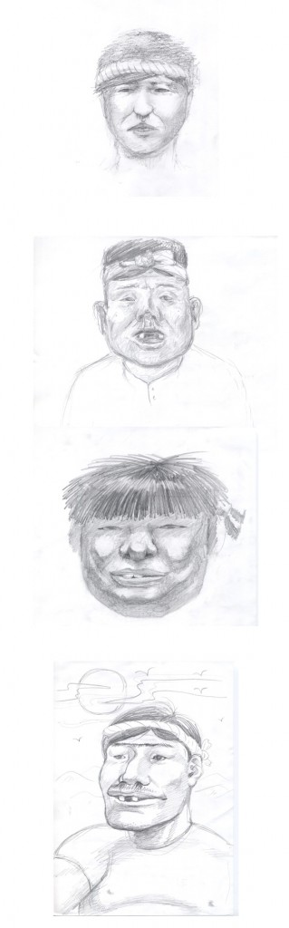 「粉末::天才バカ◯ンを見ないで描いてみた」でワロタ