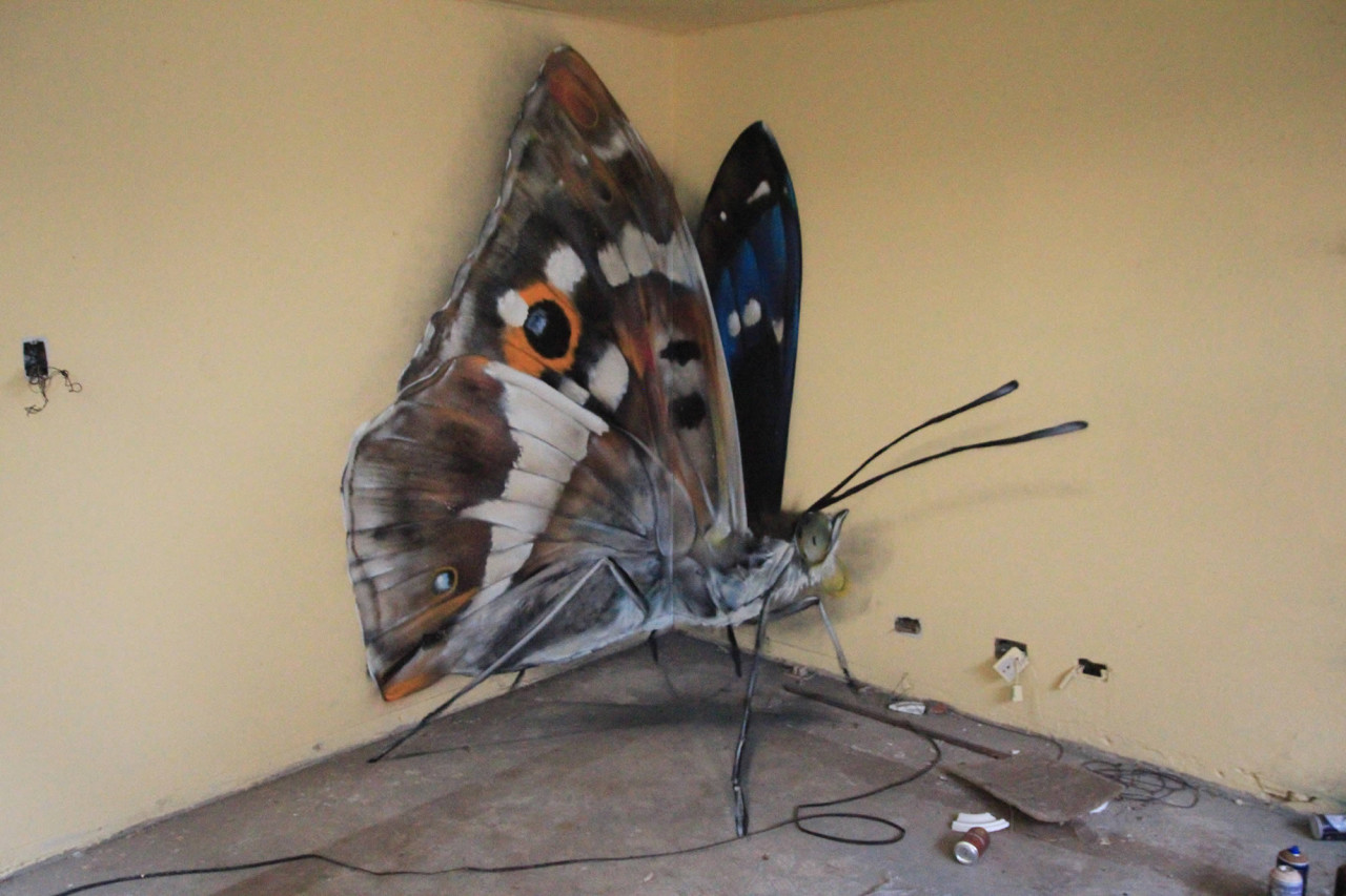 やっぱり昆虫の3Dアートはイカンでしょ。