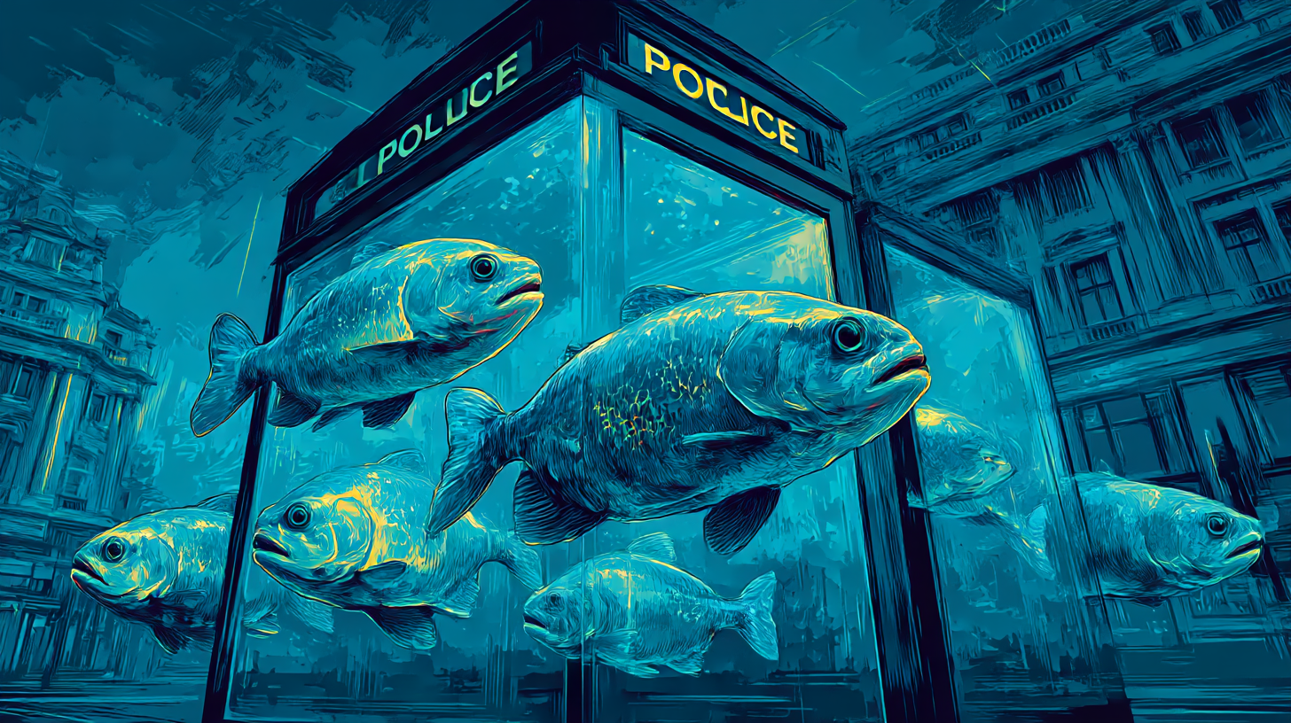 バンクシーのピラニア作品がロンドン博物館で永続展示へ - ストリートアートが正式コレクションに