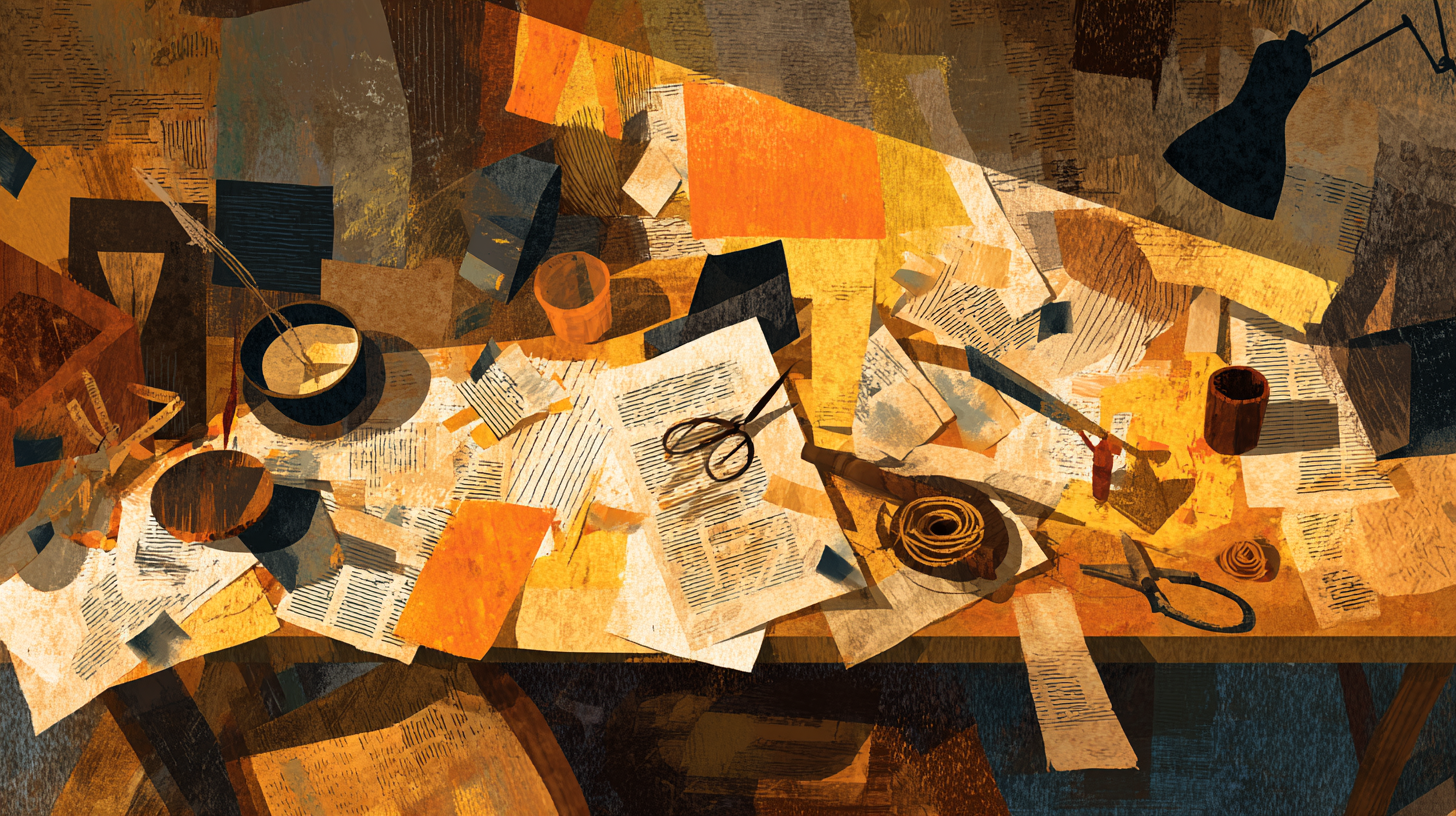 コラージュの誕生――ピカソが新聞紙を貼った日、アートの定義が壊れた｜切る・貼る・剥がす・ぶつける100年史